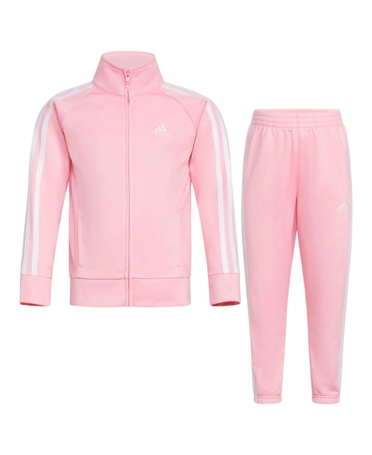 adidas
Little Girls Classic Tricot Jacket and Track Pants, 2-Piece Set