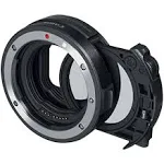 Canon Drop-In Filter Mount Adapter EF-EOS R with Circular Polarizer Filter