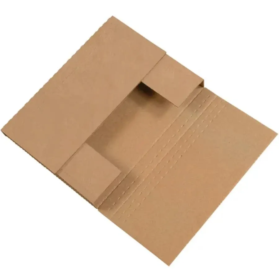 Tape Logic TLM2BKK Easy-Fold Mailers 12 1/8" x 9 1/8" x 2