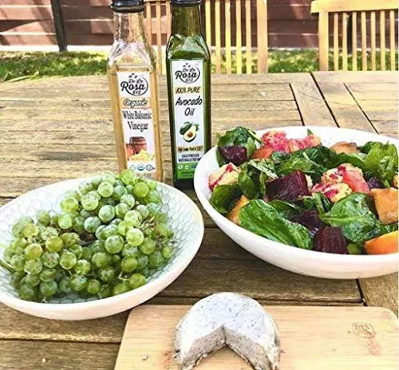 De La Rosa Organic White Balsamic Vinegar, Kosher for Passover, Vegan & Gluten-Free, Great for Salad Dressing, Marinades, Organic Balsamic Vinegar 16.9 Oz (Pack of 1)