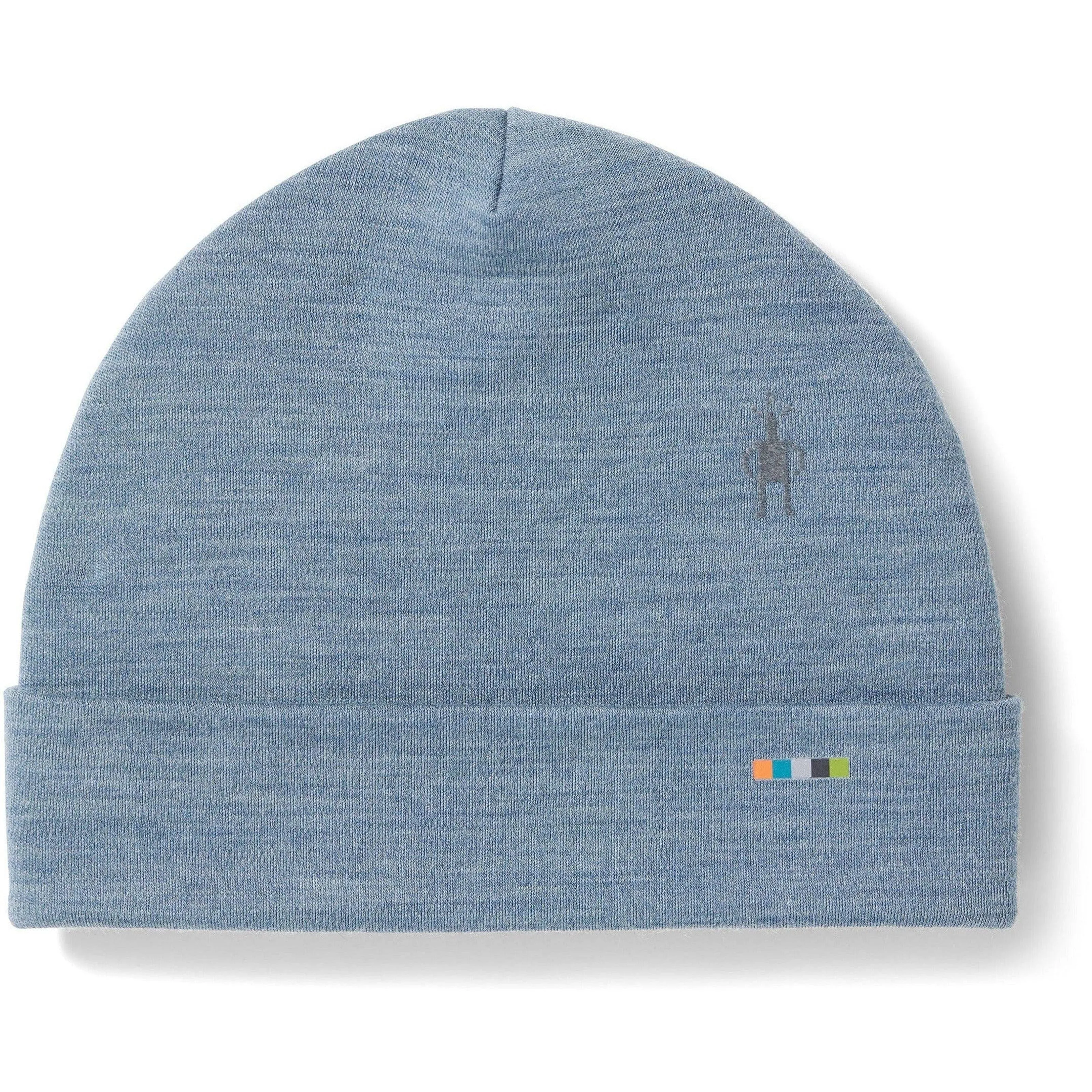 Smartwool Thermal Merino Reversible Cuffed Beanie Pewter Blue Heather