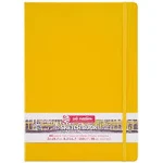 Tarens T9314-112M 441777 Art Creations Sketchbook, Drawing Notebook, 5.1 x 8.3 inches (13 x 21 cm), Golden Yellow