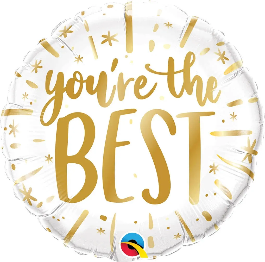 &quot;You&#39;Re The Best&quot; Gold Balloon Package