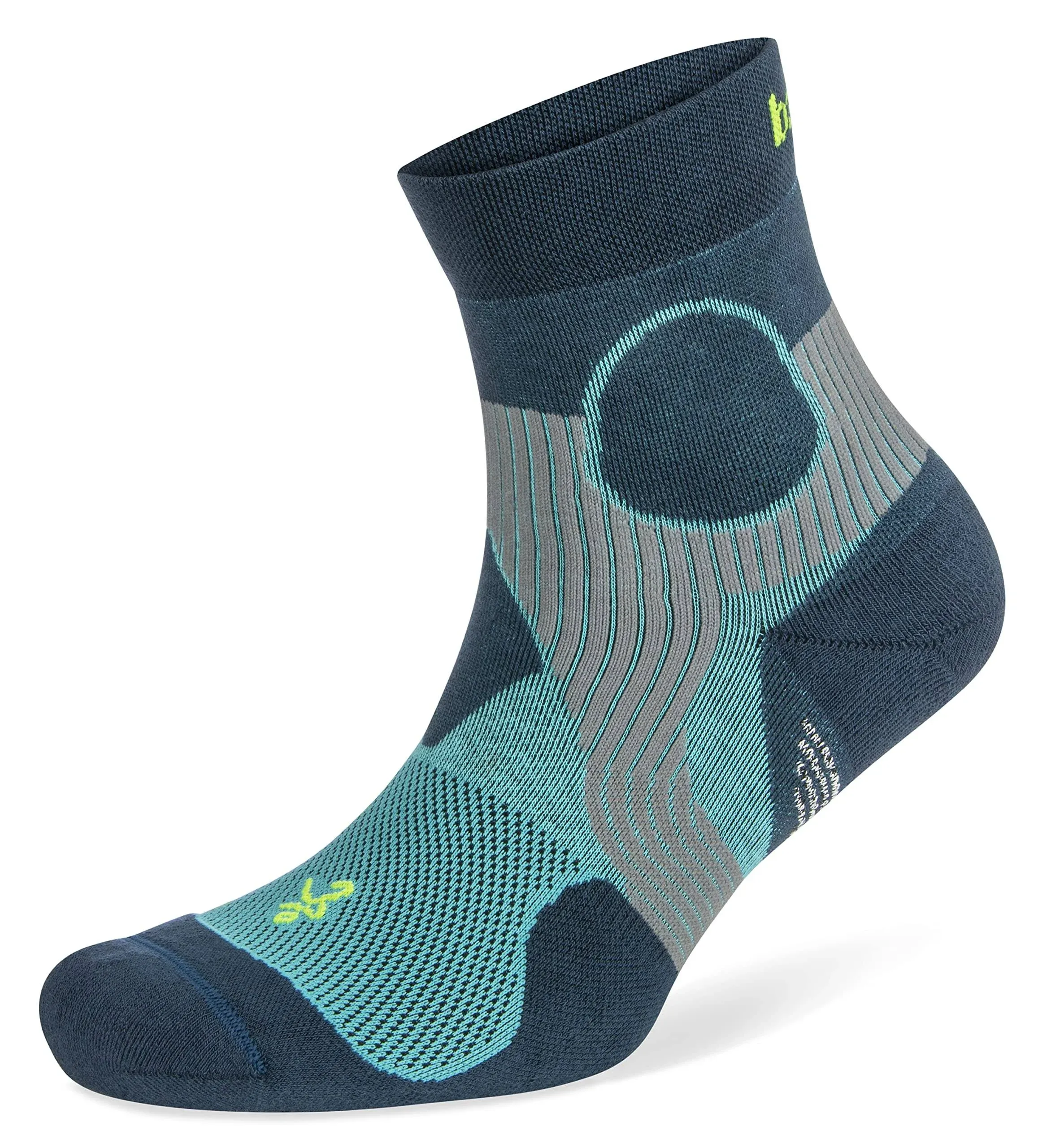 Balega Support Quarter Length Running Socks - Blue Legion Blue