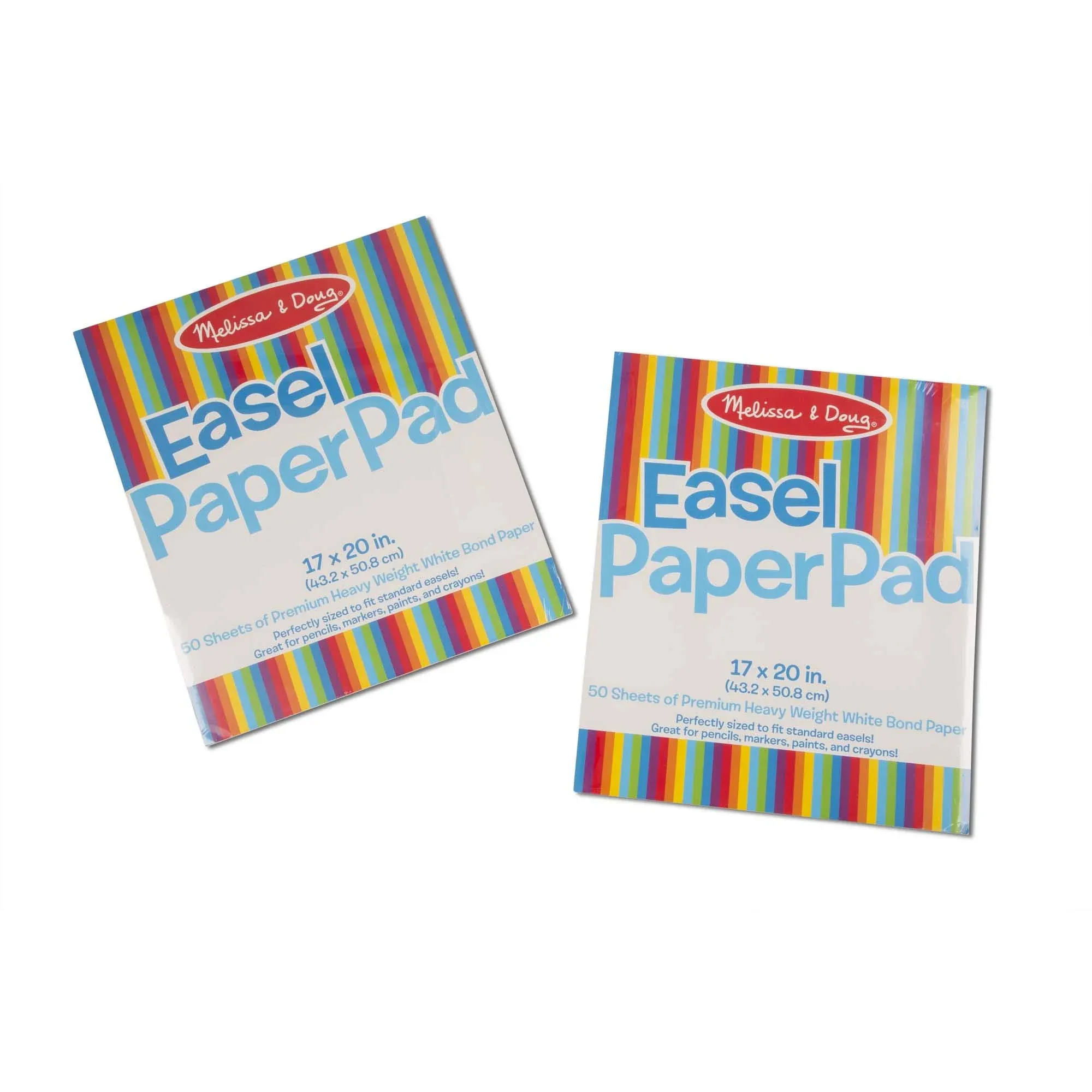 Easel Paper Pad, 2 Pack with 50 Sheets, 17 × 20"