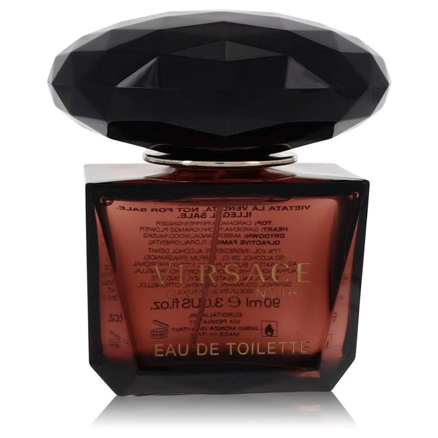 Versace Crystal Noir Eau de Toilette Spray (Tester) 3 oz