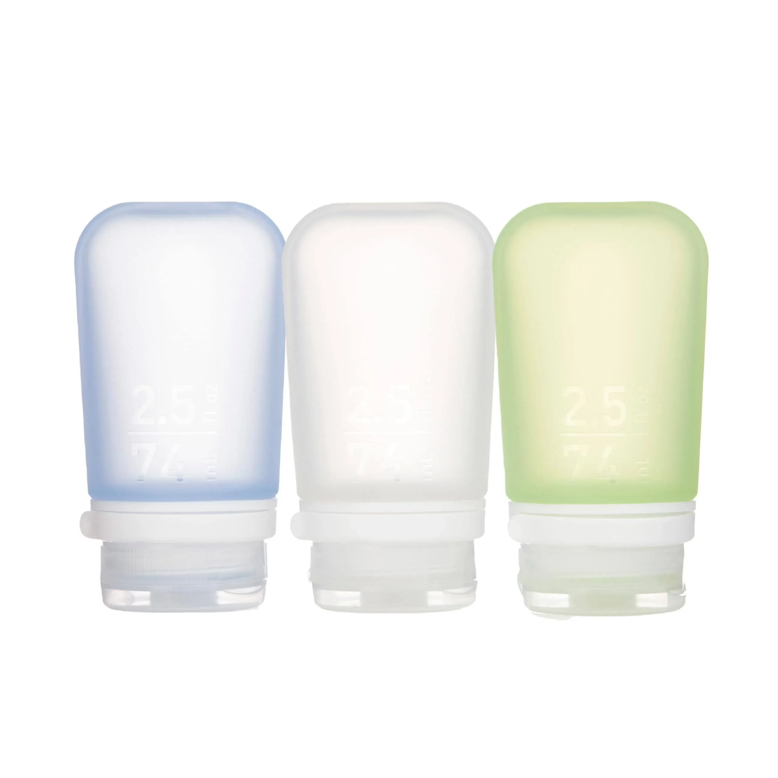 Humangear GoToob+ 3 Pack Large Clear/Green/Blue