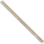 Metal Ruler 36 Inch - Metal Ruler with Cork Backing - Straight Edge Ruler - Metal Yard Stick 36 Inch Stainless Steel Ruler - Imperial & Metric Cork Backed Ruler 36 Inch - Large Ruler