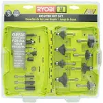 Ryobi A25R151 15 Piece 1/4 inch Shank Carbide Edge Router Bit Set