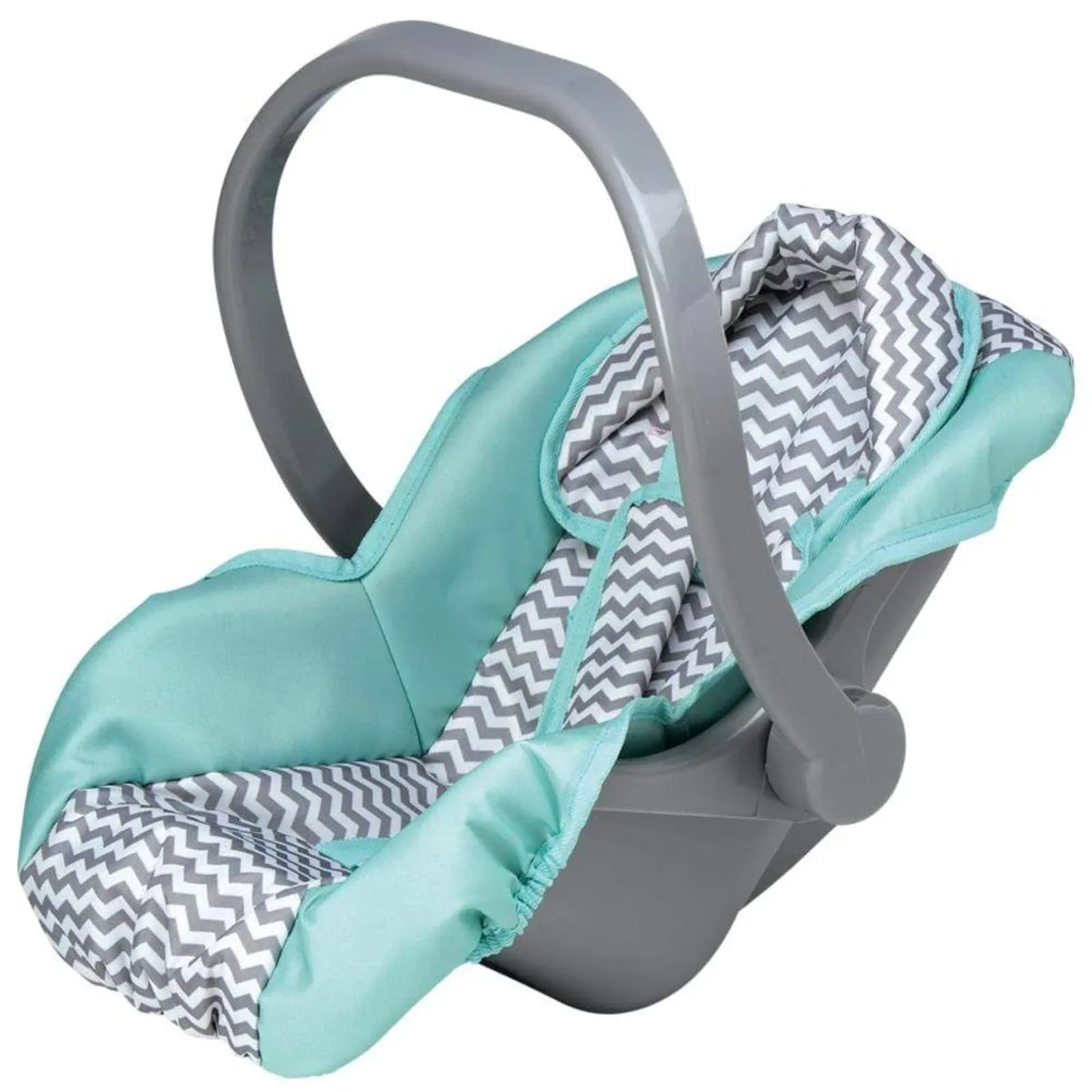 Adora Baby Doll Car Seat Carrier in Gender Neutral Zig Zag Design