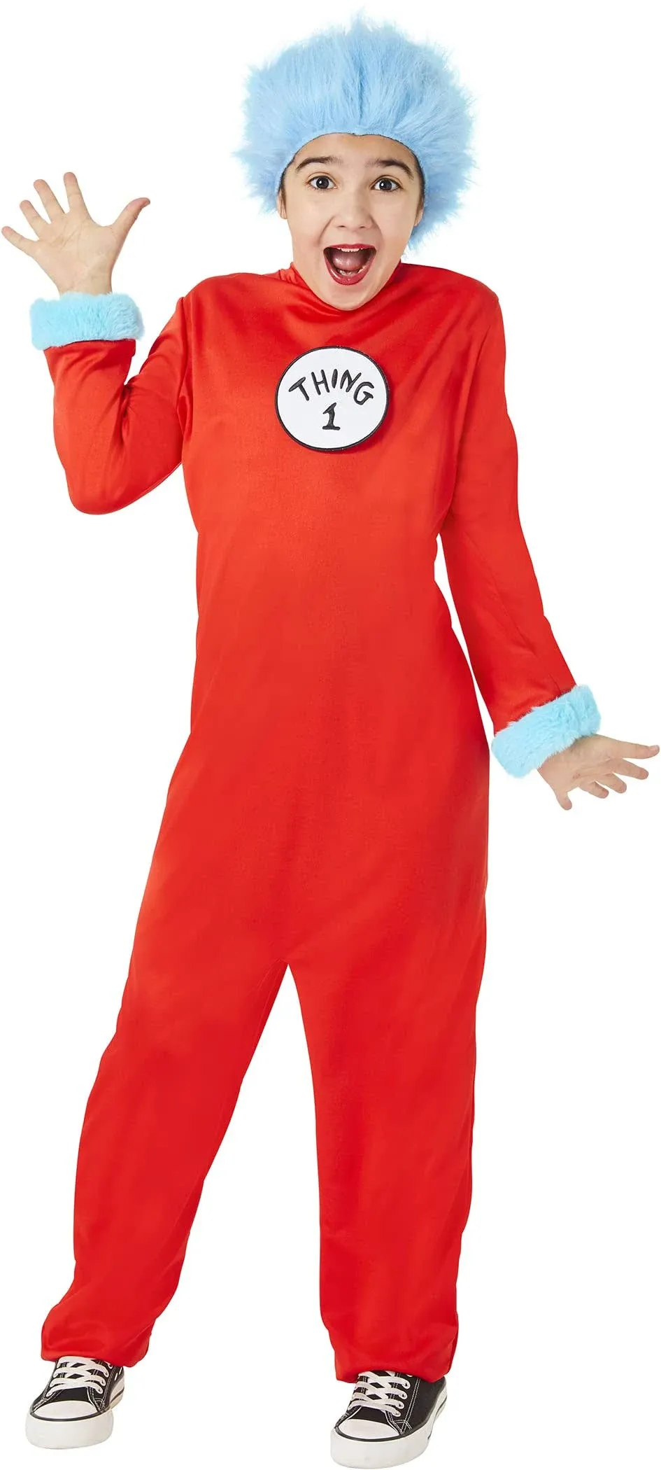 InSpirit Designs Dr. Seuss, Thing Jumpsuit Youth Costume