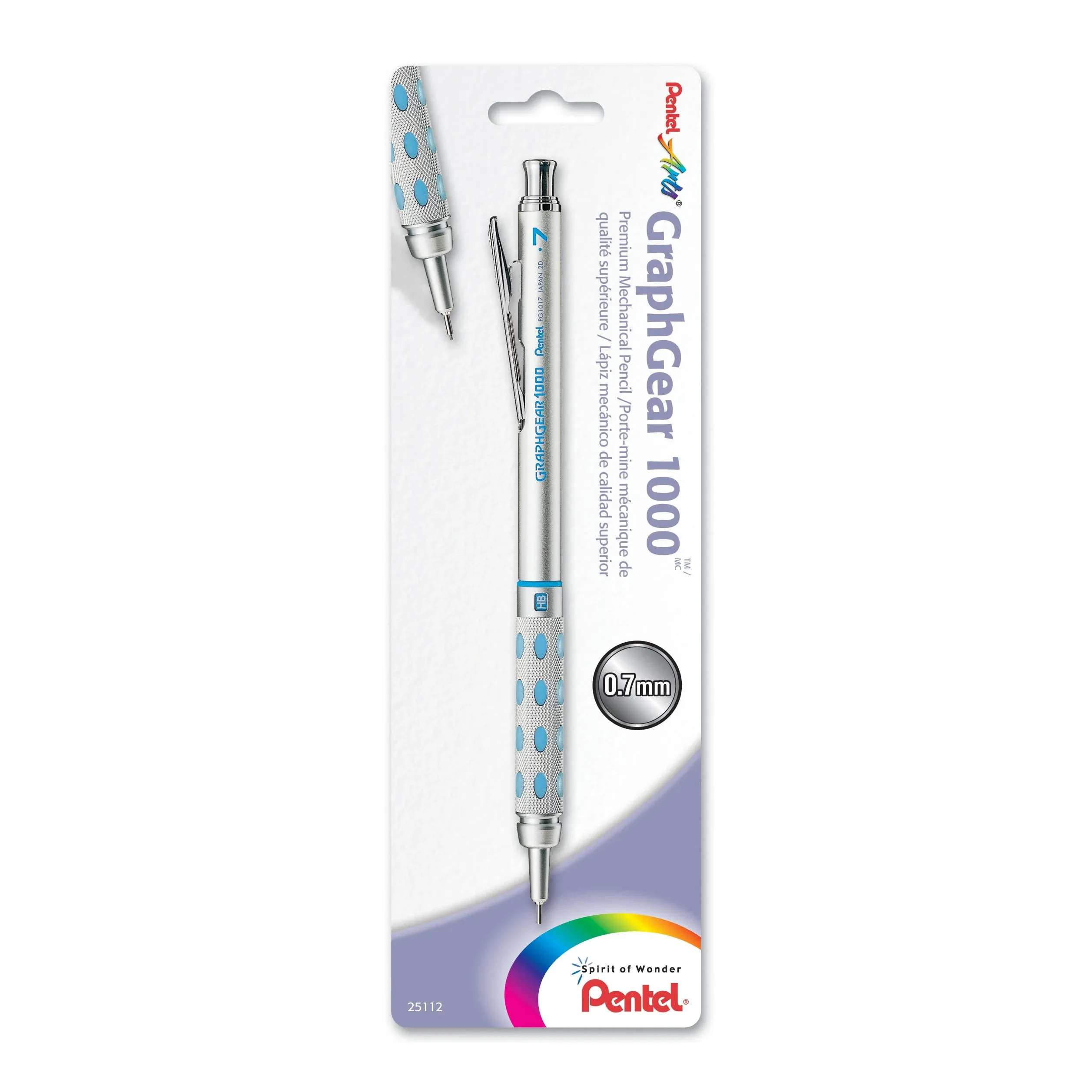 Pentel GraphGear 1000 Automatic Drafting Pencil (0.7mm) - Blue