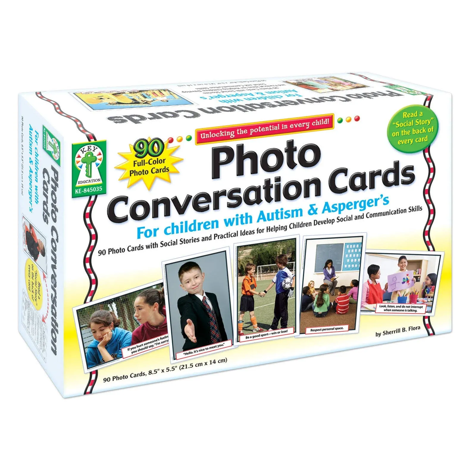 Key Education Photo Conversation Cards For Children on the Autism Spectrum NEW