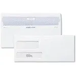 Staples Self Seal Self Seal Security Tinted Double Window Envelopes