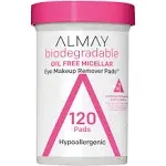 Almay Biodegradable Longwear & Waterproof Eye Makeup Remover Pads ( 80 ct)