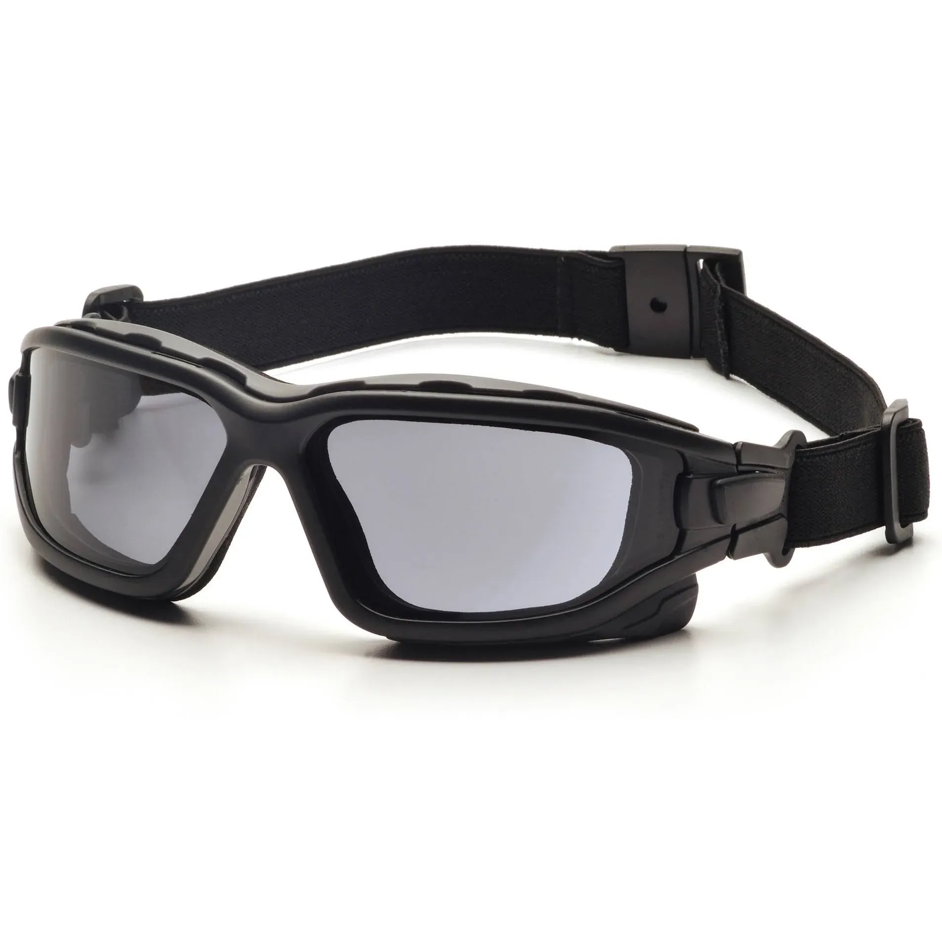 Pyramex I-Force Safety Goggle/Glasses with Black Frame and Gray Anti-Fog Lenses