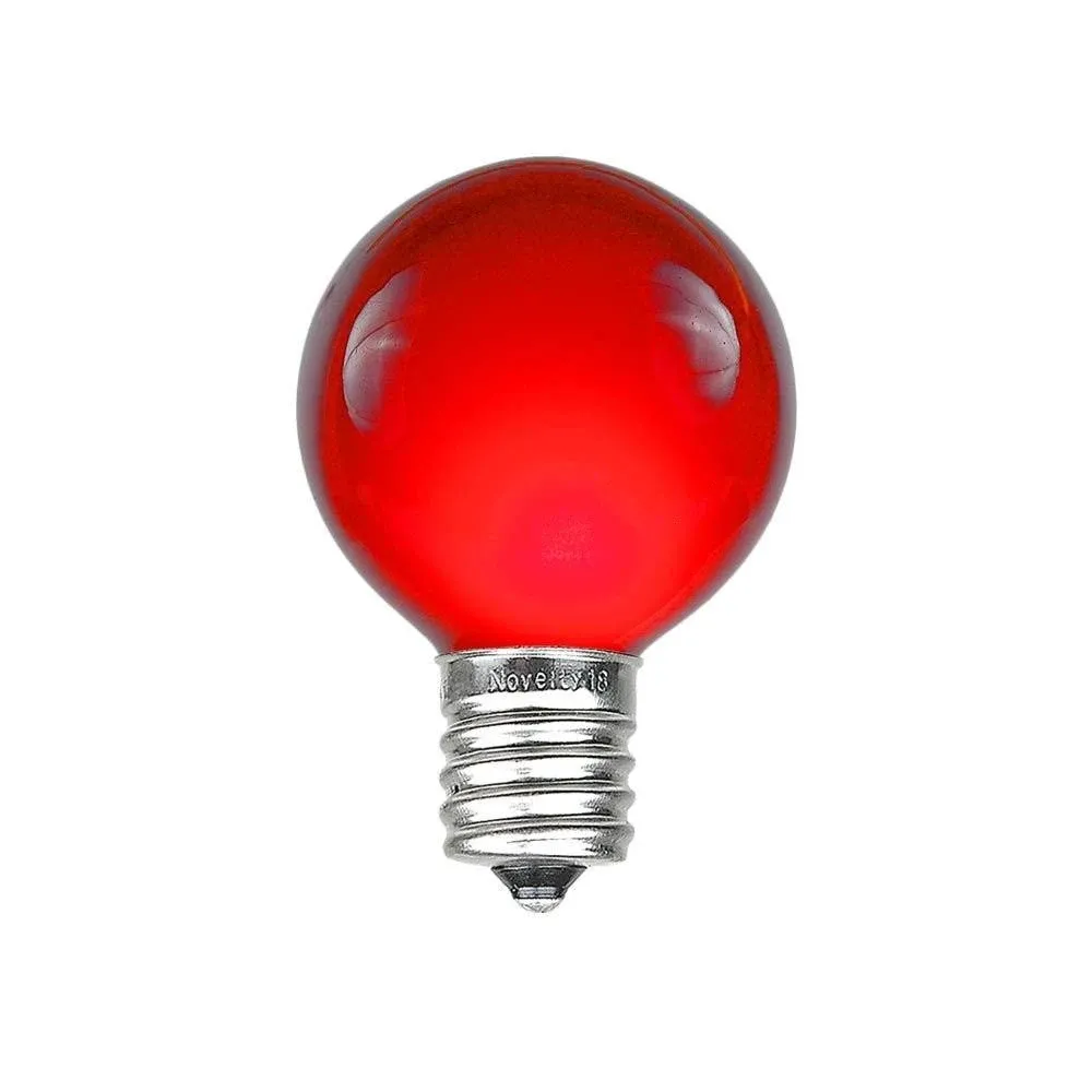 Novelty Lights 25 Pack G30 Outdoor Globe Replacement Bulbs