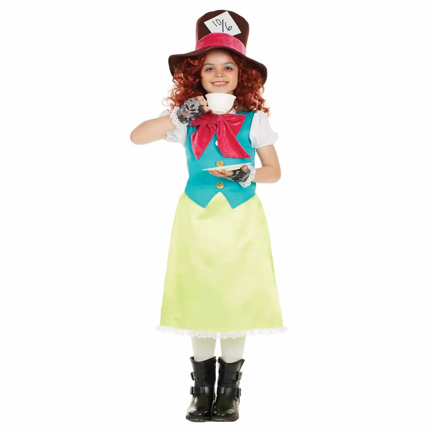 Fun Shack Mad Hatter Costume Girls, Mad Hatter Costume Kids, Girls Mad Hatter ...