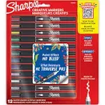 Sharpie Creative Markers - Fine Brush Tip - 12/Pack