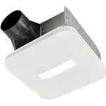 Broan AER110CCTK 110 CFM Bathroom Exhaust Fan with CCT LED Light CleanCover Grille, Energy Star