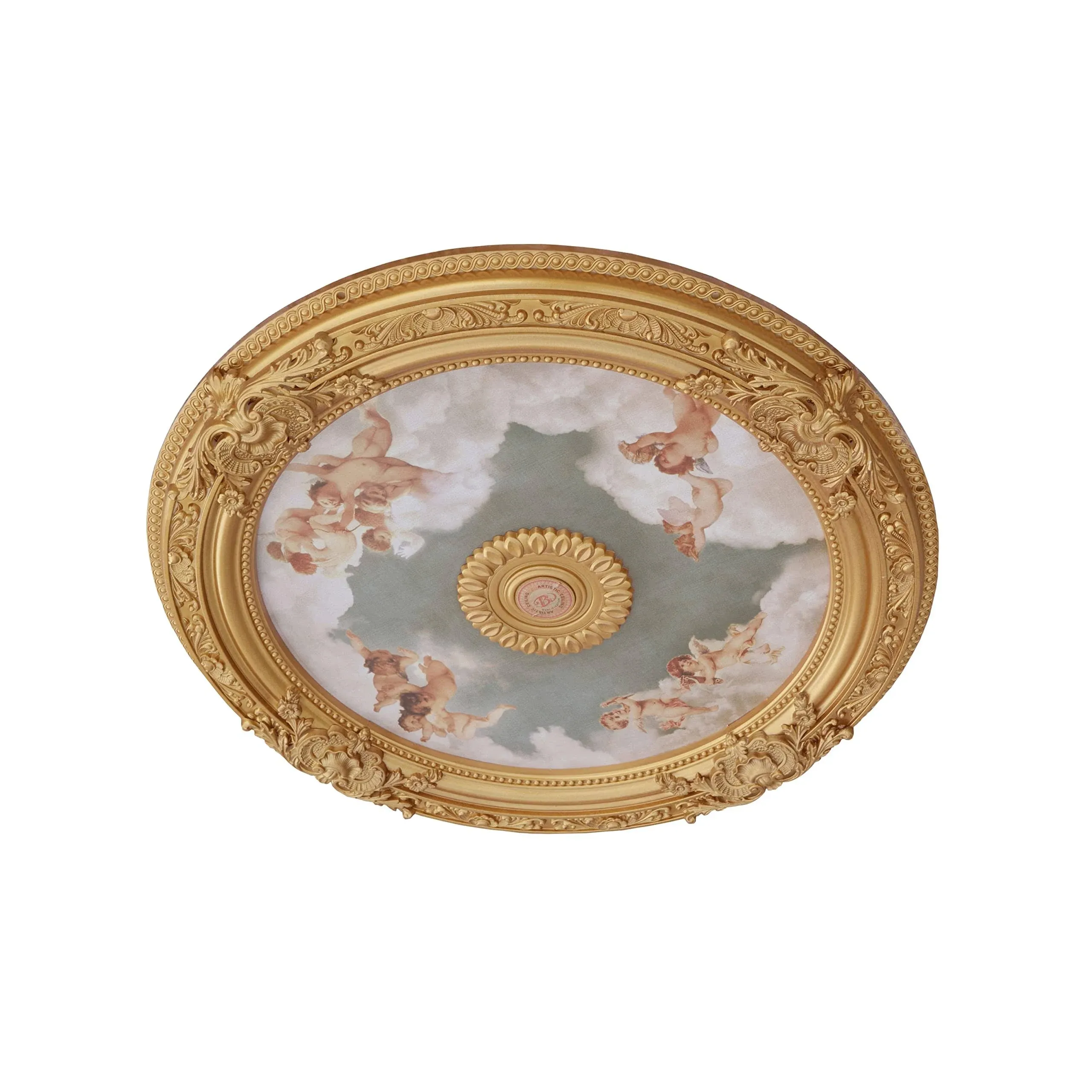 AFD Home Cherubs Sky Round Chandelier Ceiling Medallion