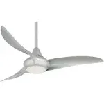 Minka-Aire F845-SL Light Wave 44" Ceiling Fan Silver