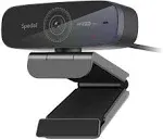 Spedal 1080P 60fps Webcam with Dual Microphone, AutoFocus, Software Included, Ultra HD Streaming Web Camera, USB Computer Camera for Gaming/Online Teaching/Video Calling/Zoom/Skype