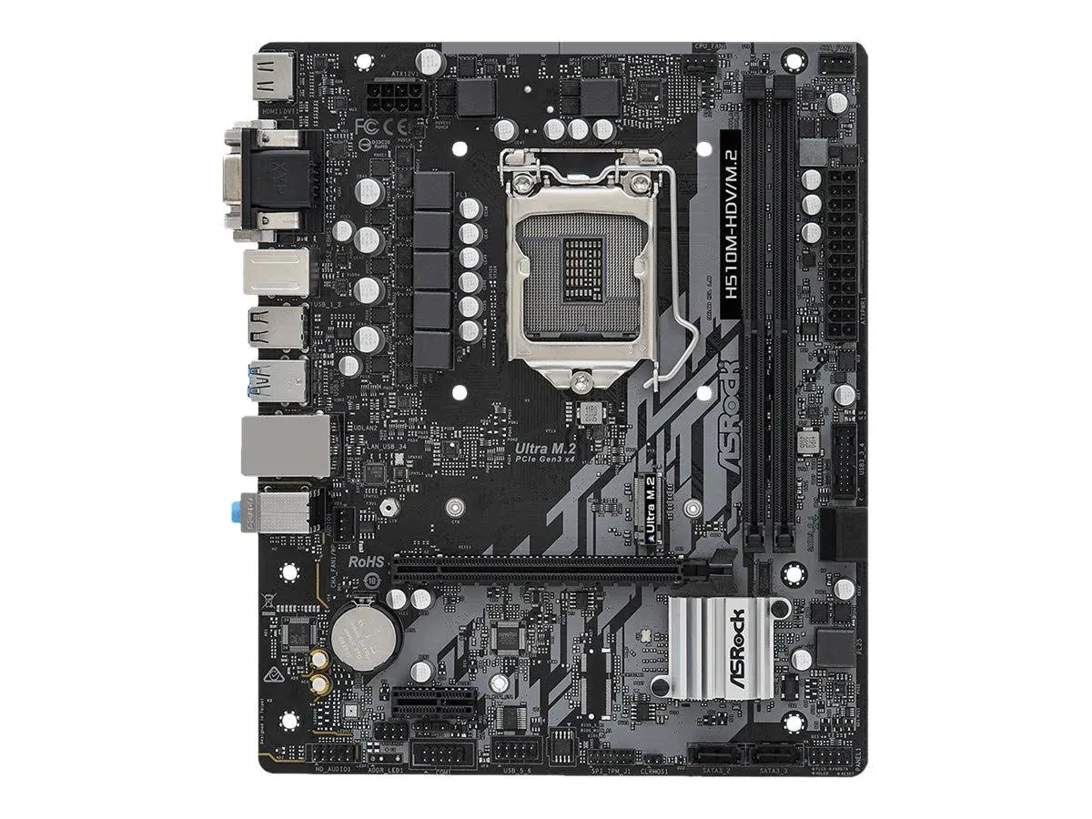 Asrock H510M-H2/M.2 SE, Intel H510, 1200, Micro ATX, 2 DDR4, 2 HDMI, 1x M.2