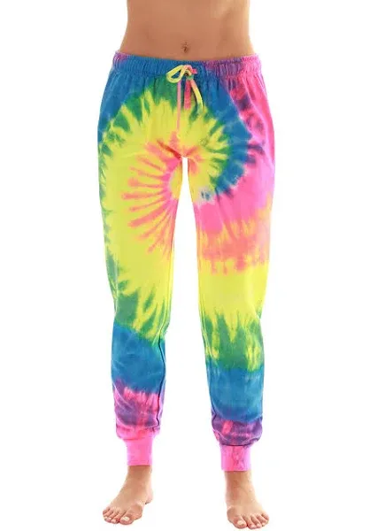 Just Love Loop Terry Tie Dye Jogger Pants for Women