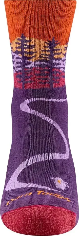 Darn Tough Northwoods Micro Crew Midweight Cushion Sock - Women's Nightshade, S