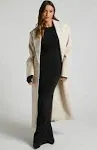 Lioness Olsen Coat in Cream - Size L