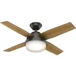 Dempsey 44 in. LED Noble Bronze Ceiling Fan with Universal Remote