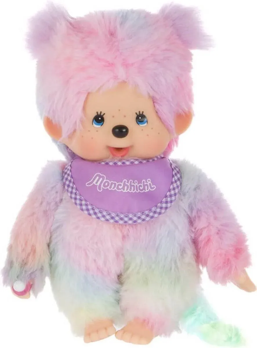 Monchhichi Tie-Dye Girl Plush Doll