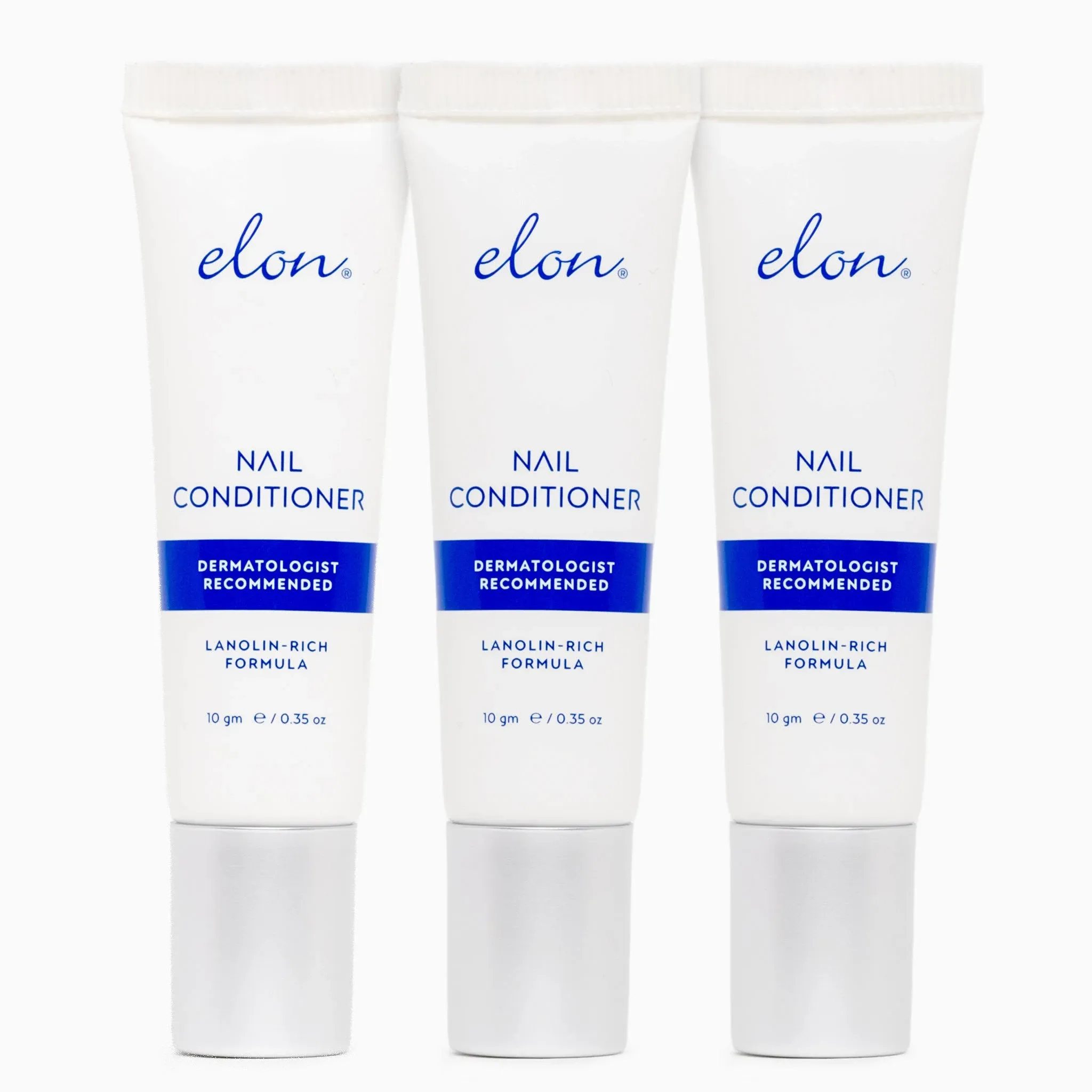 Elon Lanolin Rich Nail Conditioner 10g Tube 3 Pack