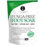 Tea Tree Oil Foot Soak with Epsom Salt & Mint, Feet Soak