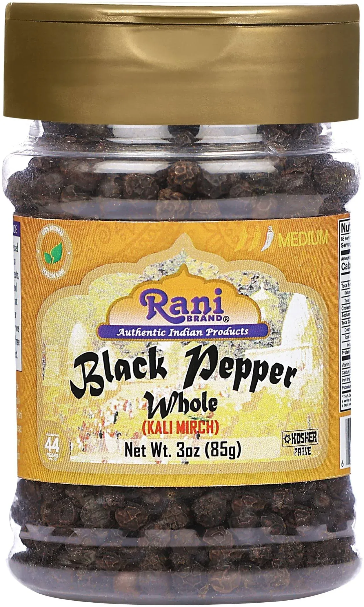 Rani Black Pepper Whole Premium Mg-1 Grade ~ All Natural