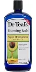 Dr Teals Foaming Bath, Super Moisturizer Avocado Oil - 34 fl oz