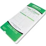 Time Clock Cards for uPunch HN3000 | Two Sides | 7.37 x 3.37 | 50/Pack