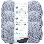 (3 Pack) Lion Brand Yarn 617-144AH Two of Wands: Hue + Me Bulky Yarn, Haze