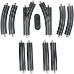 Bachmann 44494 HO-Scale Steel EZ Track Layout Expander Set (12 pieces) Black