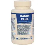 Handy Flux 7 oz Jar w/ Brush General Purpose Jewelry Metal Brazing Solder Flux