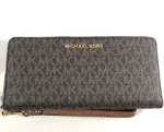 Michael Kors Jet Set Travel Continental Wallet Wristlet