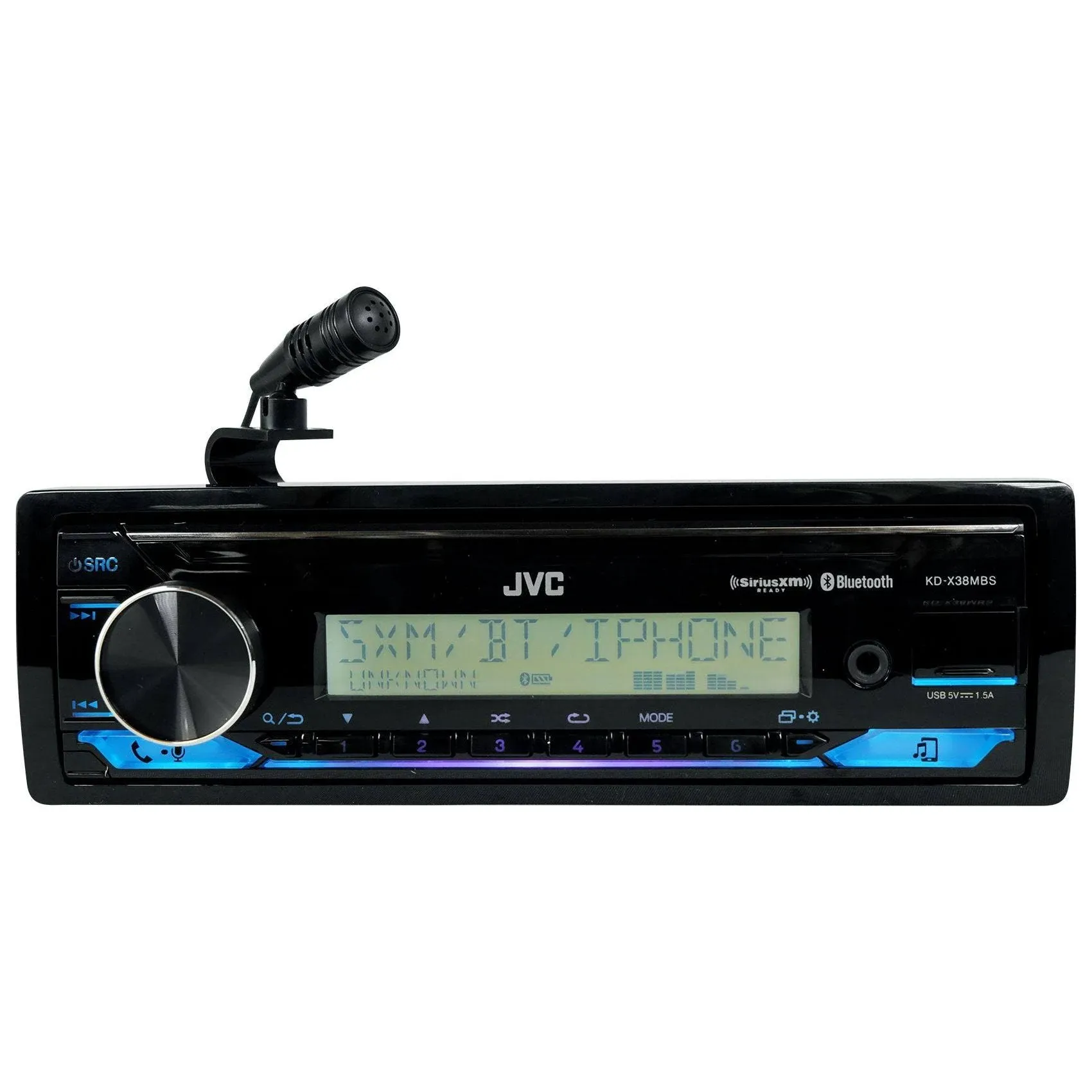 JVC KD-X38MBS Marine Digital Media Receiver w/ Bluetooth