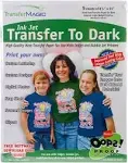 Transfer Magic Ink Jet Transfer Paper 8.5&#034;X11&#034; 5/Pkg-For Dark Fabrics