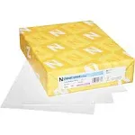 Neenah Paper Classic Crest Stationery, 24 lb, 8.5 x 11, Classic Natural White, 500/Ream