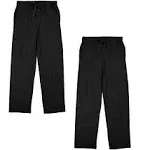 Bioworld Men's 2pk Black Sleep Pajama Pants -XL