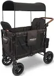 Wonderfold W2 Luxe Double Stroller Wagon (Volcanic Black)