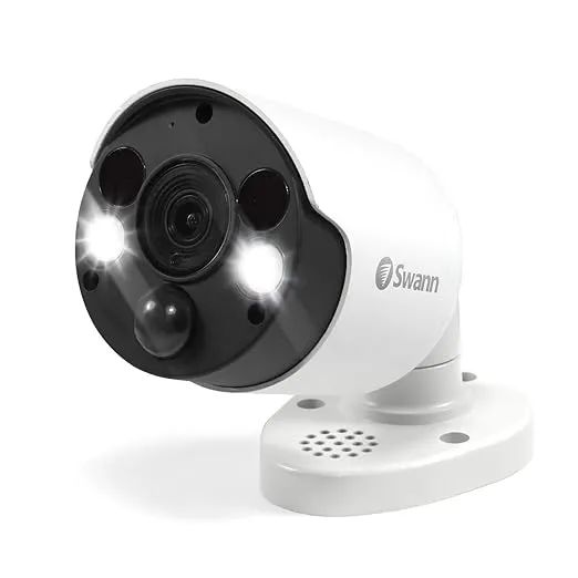 Swann 5MP Thermal Sensing Spotlight Bullet Security Camera - PRO-5MPMSFB