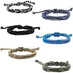 Adjustable Braided Paracord Bracelets (Wrap Braid)