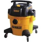 DEWALT DXV06P 4 Peak HP Shop Vacuums, 6 Gallon Poly Wet/Dry Vac, Heavy-Duty Shop